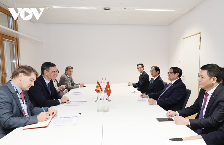 Pham Minh Chinh rencontre Pedro Sánchez Pérez-Castejón - ảnh 1