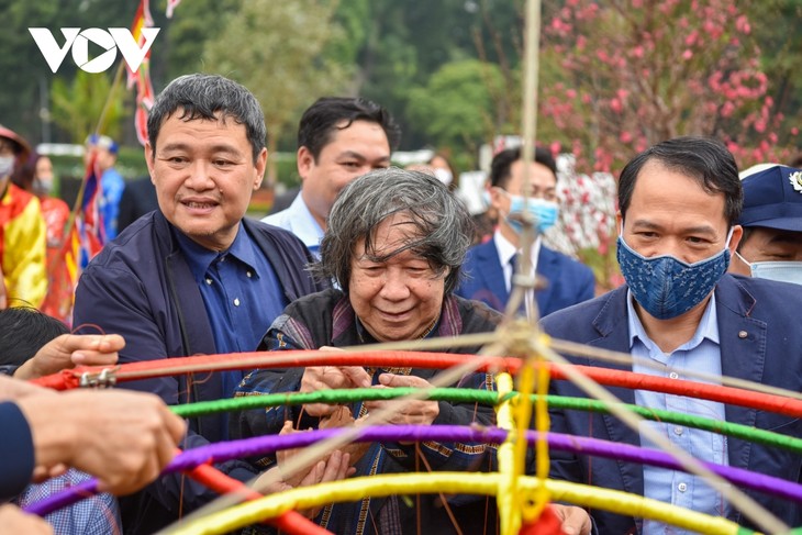 Dựng cây nêu đón Tết tại Hoàng thành Thăng Long - ảnh 11