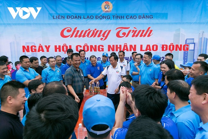 Tưng bừng ngày hội công nhân nơi vùng cao biên giới - ảnh 5