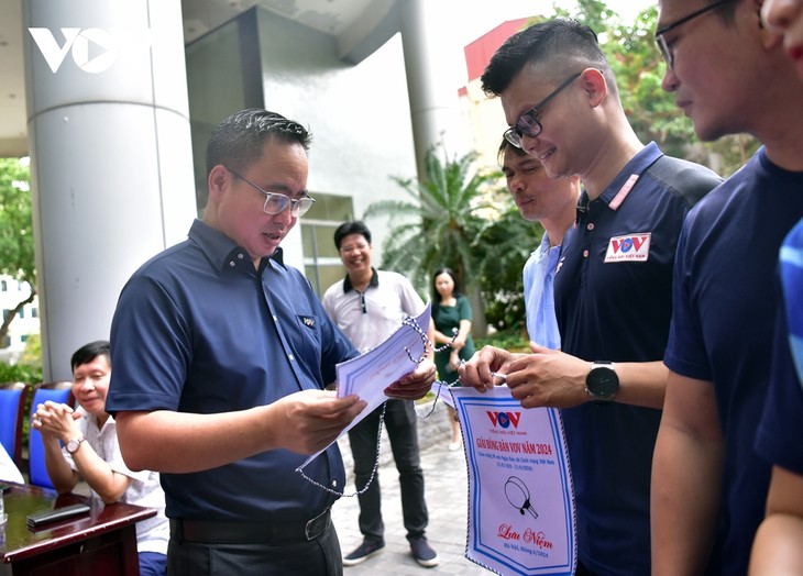 Sôi nổi Giải Bóng bàn VOV kỷ niệm 99 năm Ngày Báo chí Cách mạng Việt Nam - ảnh 7