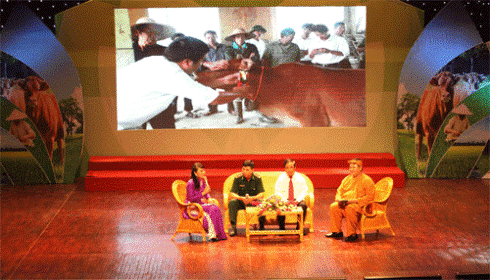 牛銀行・貧しい県や国境線の村と力を合わせ - ảnh 1