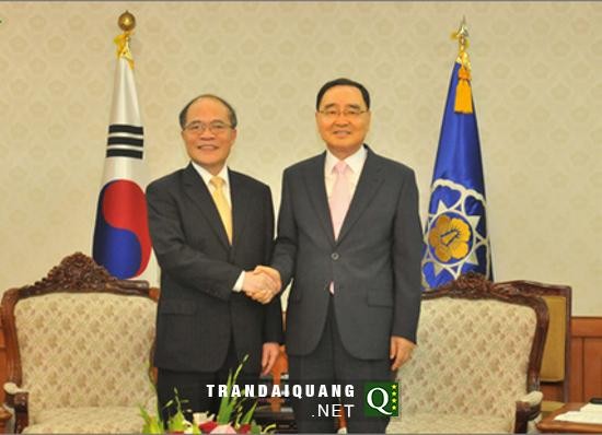 フン国会議長、韓国の首相と会見 - ảnh 1