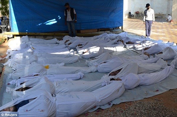 シリア、神経ガス使用か 政権側は否定 - ảnh 1