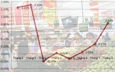 8月のCPI、0・53%の上昇 - ảnh 1