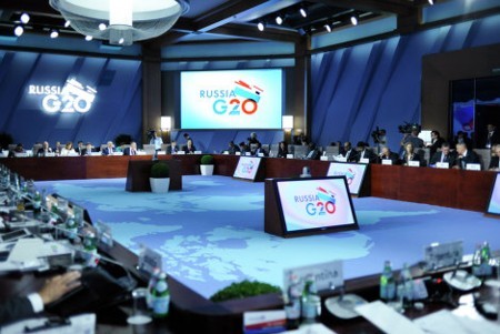 Ｇ２０首脳会合がロシアで開幕 - ảnh 1