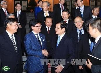 サン国家主席、越日議員連盟会長と会見 - ảnh 1