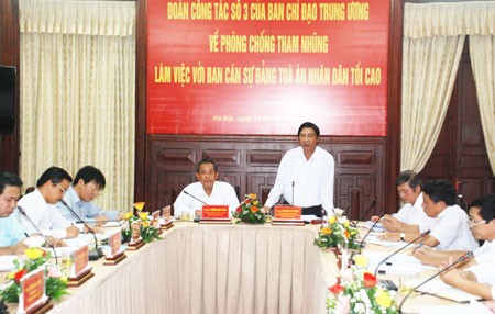 汚職防止対策中央指導委、汚職防止強化 - ảnh 1