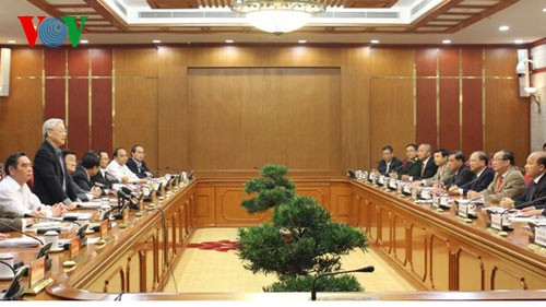 チョン書記長、ビントアン省を訪れる - ảnh 1