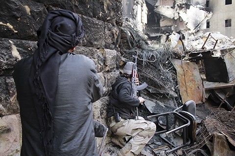 シリア反体制派「条件付き参加」 - ảnh 1