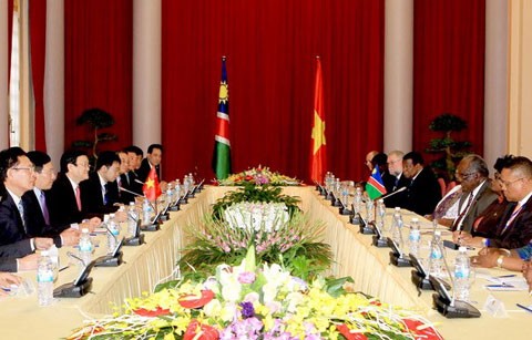 サン主席、ナミビア大統領と会談 - ảnh 1