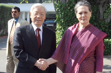 チョン書記長、インドの指導者らと会見 - ảnh 1