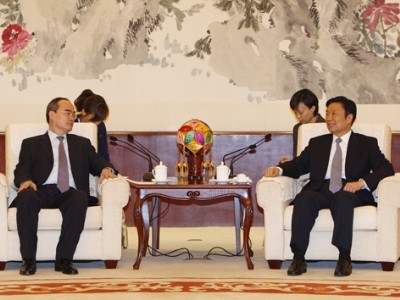 ベトナム祖国戦線中央委員会議長、中国国家副主席と会見 - ảnh 1