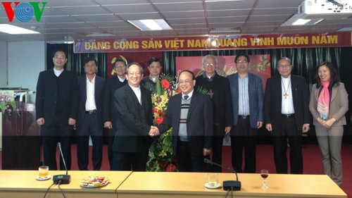 各宗教の代表、大衆宣伝委にテトの挨拶 - ảnh 1