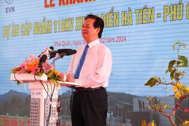 フークォク島への送電海底ケーブル　正式運転 - ảnh 1