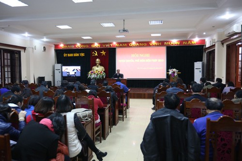 民族委員会、2013年憲法を宣伝する会議を開く - ảnh 1
