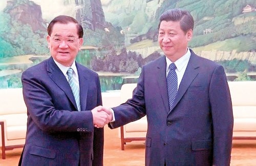 習近平総書記、連戦国民党名誉主席と会談 - ảnh 1