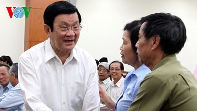 サン国家主席、ホーチミン市の有権者と会合 - ảnh 1