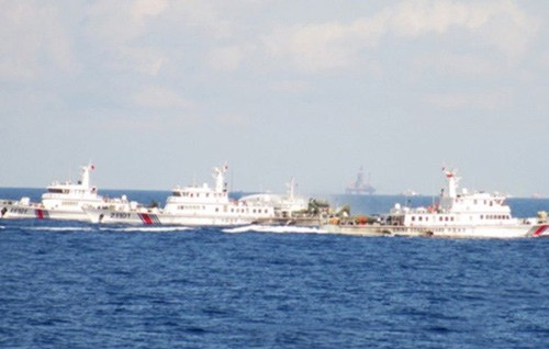 スイスの越僑、中国に抗議 - ảnh 1