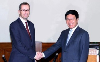 ミン副首相兼外相、各国大使と会見 - ảnh 1