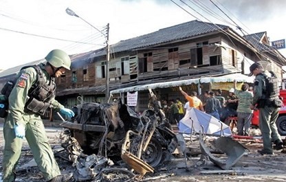 タイ南部で爆弾テロか ３人死亡 - ảnh 1