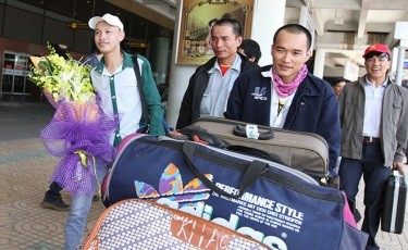 リビアに派遣された労働者９４人が帰国 - ảnh 1