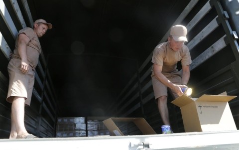 ウクライナ軍の人道支援団攻撃、ロシア外務省が非難 - ảnh 1