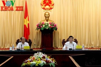 サン国家主席、司法改革戦略の実施で国会の各機関と会合 - ảnh 1