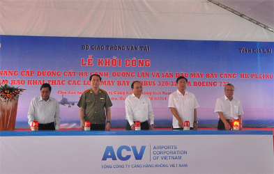 プレイクー空港改修プロジェクトの起工式 - ảnh 1