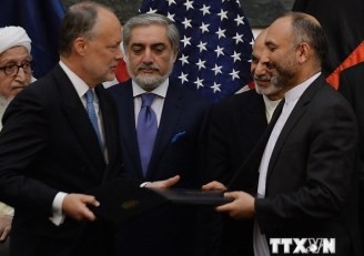 アフガン、米と安保協定調印 - ảnh 1