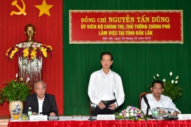 ズン首相、ダック・ラク省の指導部と会合 - ảnh 1