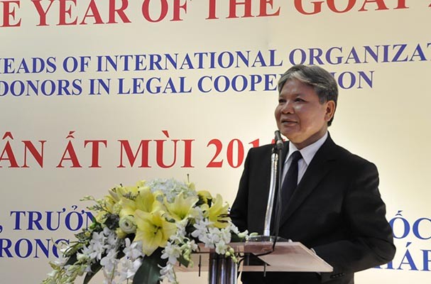 クオン司法大臣、各国の大使、代理大使、外国支援者と会合 - ảnh 2