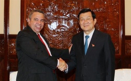 サン国家主席、キューバ労働組合センター議長と会見 - ảnh 1