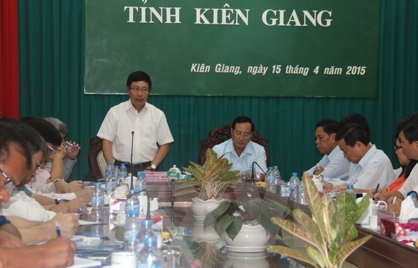 キエンザン省、カンボジア国境で標識の設置 - ảnh 1