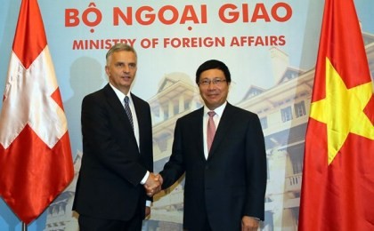 ハイ副首相、スイス外相と会見 - ảnh 1