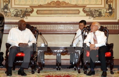 ホーチミン市指導部、キューバ共産党代表団と会見 - ảnh 1