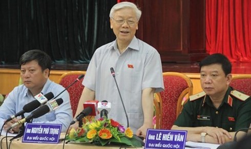 ハノイの有権者、チョン党書記長の訪米に深い印象を示す - ảnh 1