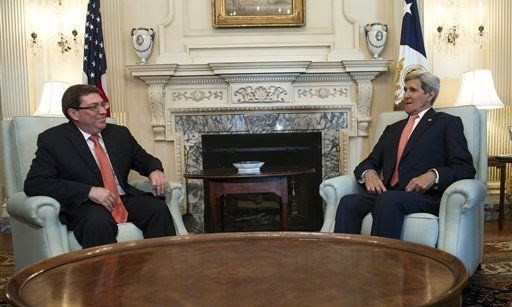 「新たな始まり歓迎」米国務長官　キューバ外相と会談 - ảnh 1