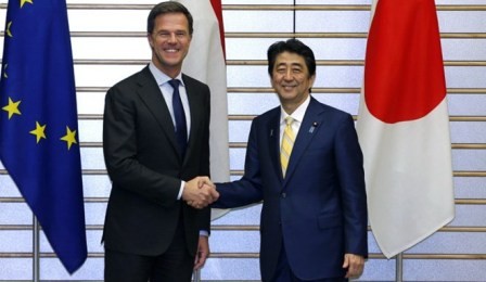 日本とオランダ共同声明 中国の海洋進出けん制 - ảnh 1