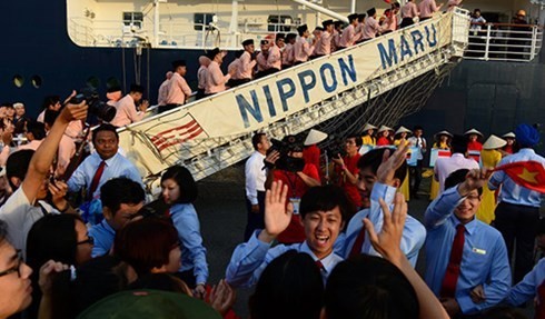 青年の船、ホーチミン市を発つ - ảnh 1