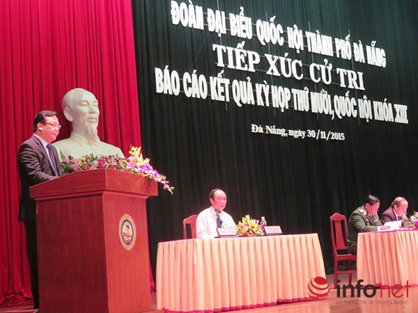  ソン国会副議長、ダナン市の有権者と会見 - ảnh 1