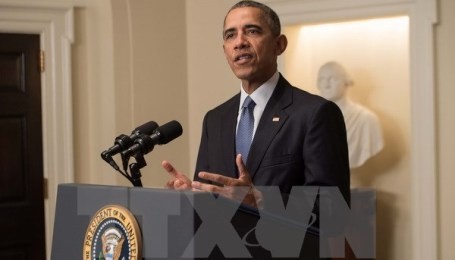 米大統領 対ＩＳ作戦 各国に軍事的貢献求める - ảnh 1