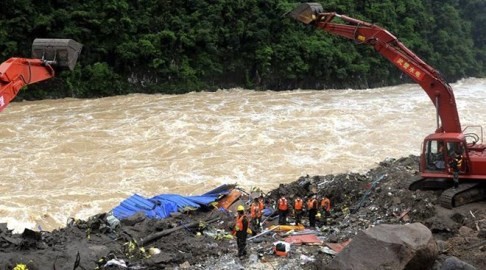 中国南部で大規模な土砂崩れ 41人行方不明 - ảnh 1