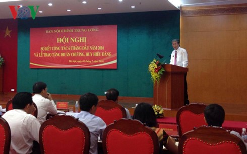  中央内政委員会、上半期の活動を総括 - ảnh 1