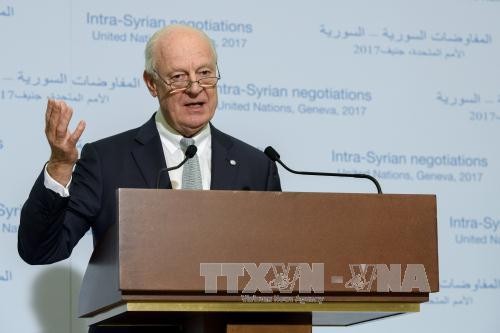 戦闘終結へ協調訴え＝シリア和平協議で国連特使 - ảnh 1