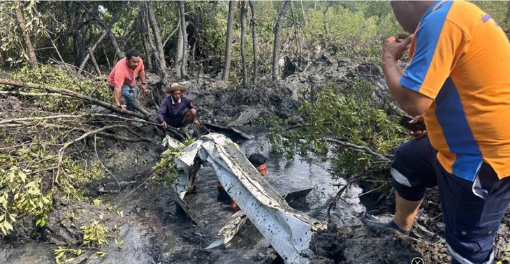 タイで小型機墜落　乗客乗員あわせて9人が行方不明 - ảnh 1