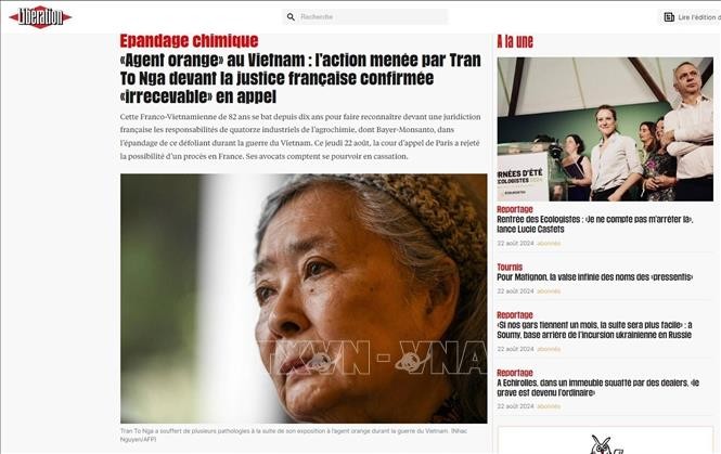 フランス世論 枯葉剤被害者の訴訟 支持 - ảnh 1