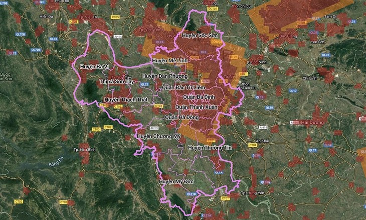 ベトナム、ドローンの飛行禁止区域を公表 - ảnh 1