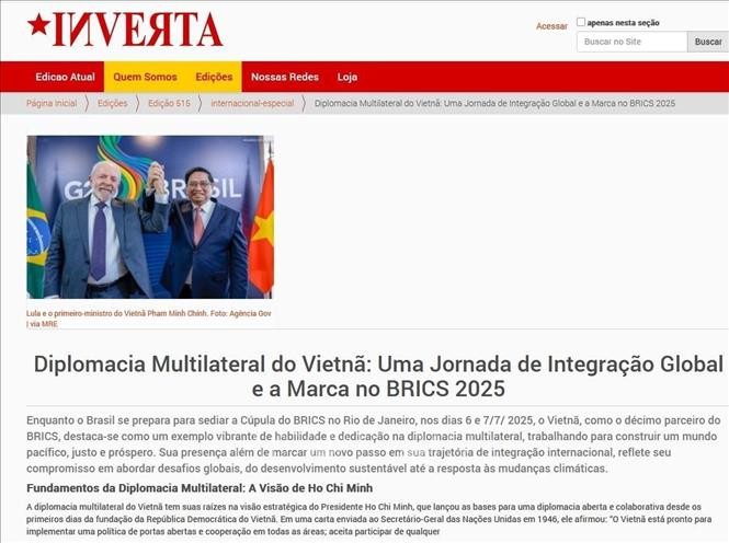 ブラジルメディア ベトナムとの戦略的パートナーシップを高く評価 - ảnh 1