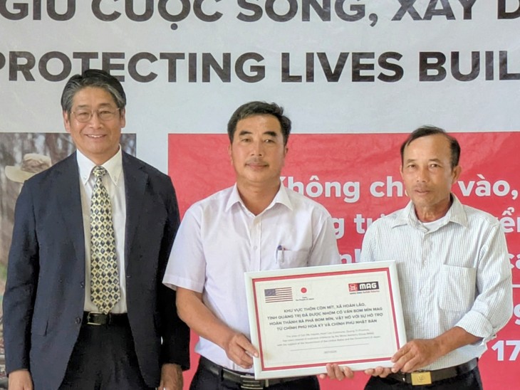 日本、クアンチ省での地雷除去を支援 持続可能な開発の基盤づくりへ - ảnh 3