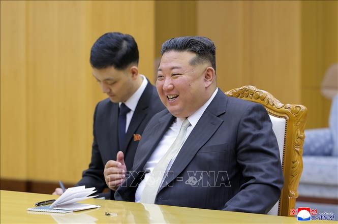 朝鮮・金正恩総書記「団結の力は無限」ロシアとの結束をアピール - ảnh 1